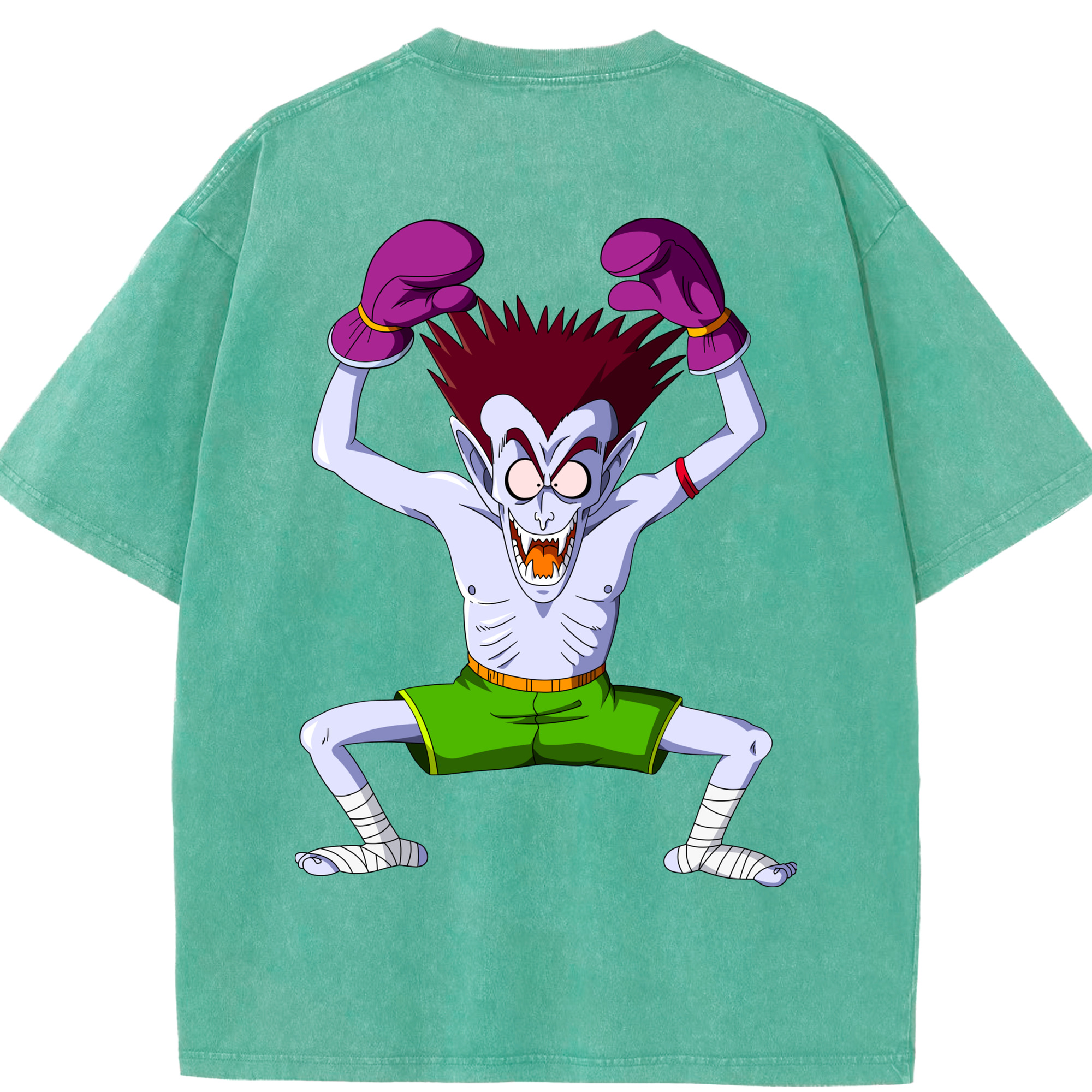 （画像用） ドラゴンボール DRAGON BALL 綿100% ヴィンテージ風 半袖Tシャツ（背面プリント）